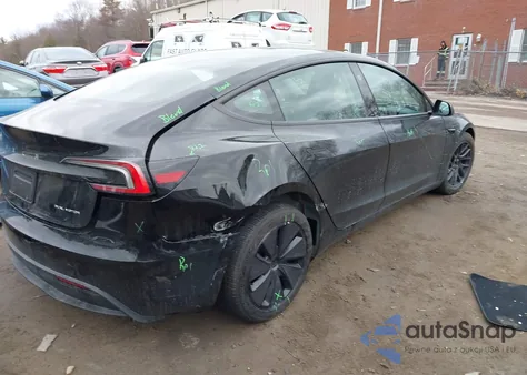 2024 Tesla Model 3 Long Range Dual Motor All-Wheel Drive from USA, damaged, VIN 5YJ3E1EB2RF845235